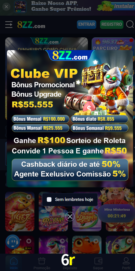 App oficial de cassinos online